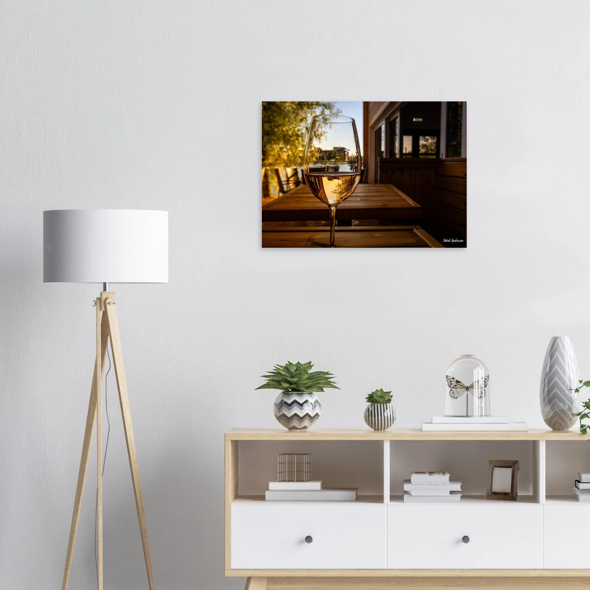 Liquid Sunshine aluminiumtryck 50x70 cm av Patrik Andersson